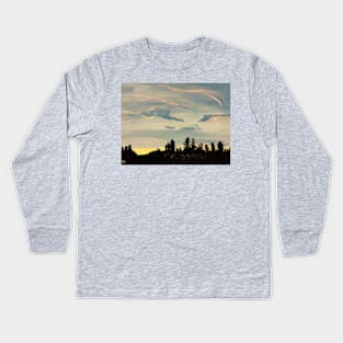 Sterling sunset Kids Long Sleeve T-Shirt